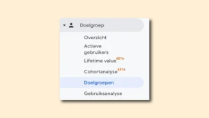 Segmenten bepalen in Google Analytics