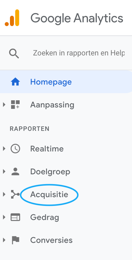 Google Search Console koppelen met Google Analytics - 01