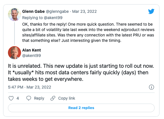 SEO Update #18 | March 29, 2022 - 02