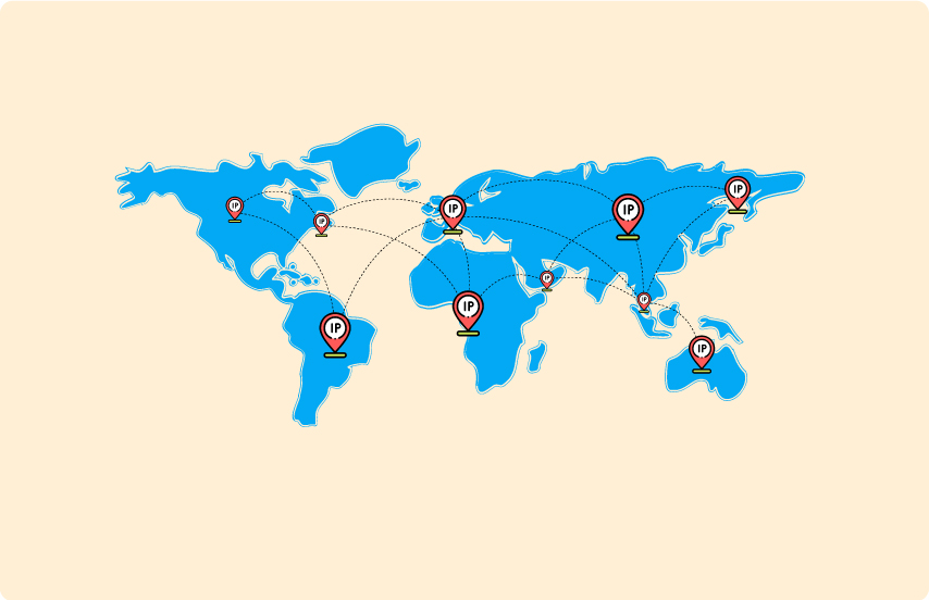 Verschillende IP adressen gebruiken